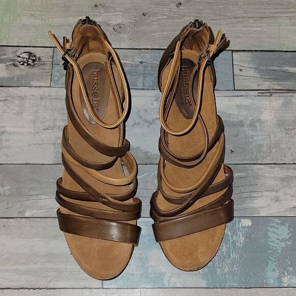 Bussola Brown Heels size 40 - Picture 1 of 7
